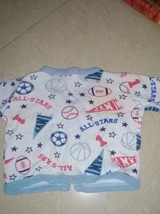 Cute Sports Print Baby Top