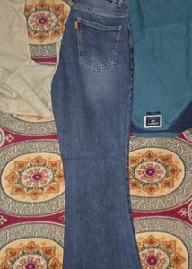Flared Denim Jeans