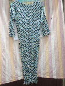 Diamond Print Maxi Dress