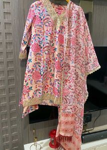 Floral Print Kurta Set