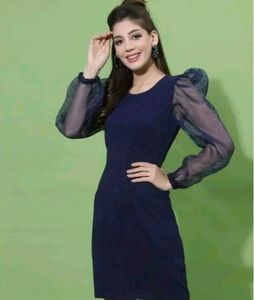 Blue Top Dress