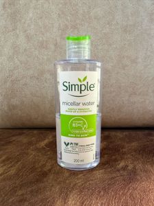 Simple Micellar Water Makeup Remover
