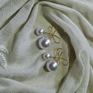 Pearl Bow Earring ✨❤️