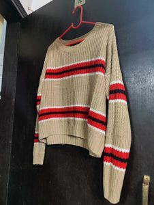 Striped Knit Sweater