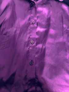 Party Wear Satin Shirt 💟