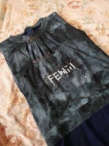 Navy Blue Top