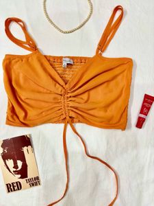 Orange Crop Top