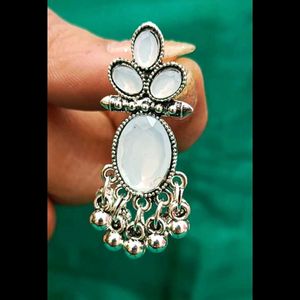 Small Opal Stone Earrings