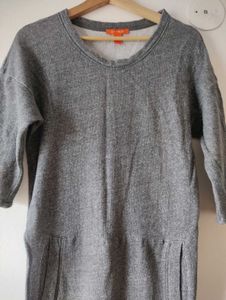 3/4th Sleeve Kurta For Women, Grey, 38inch