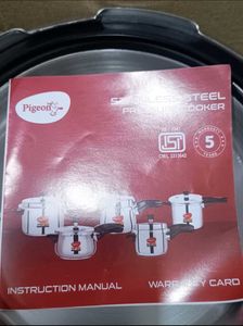Combo 5 &amp; 2Liter Stainless Steel Cooker