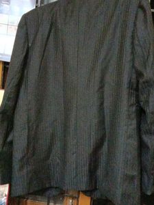 Black Colour Formal Linen Blend Suit Raymond
