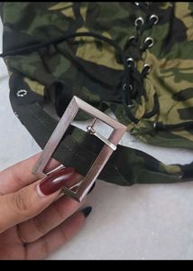 Camouflage Corset Top