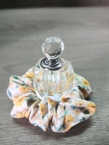 Clear Carved Crystal Refillable Perfume Bottle