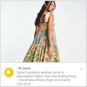 Floral Maxi Dress (high end brand)