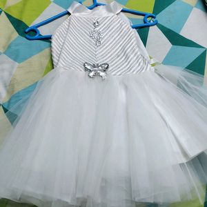 New Angel White Frock  Partywear For 499/-