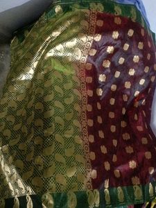 Elegant Green Saree