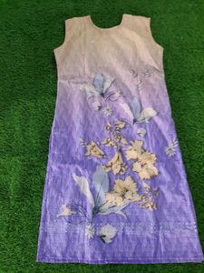 Lavender-offwhite Kurti