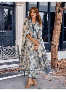 Floral Print Kurta Set