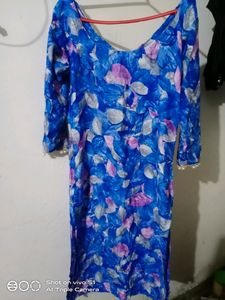 Mirror &amp; Moti Work straight  Kurti