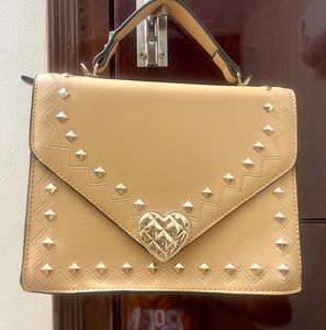 Studded Heart Satchel