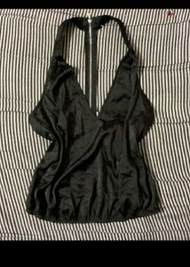 Black Halter Top