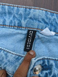 Wide Leg Denim Jeans