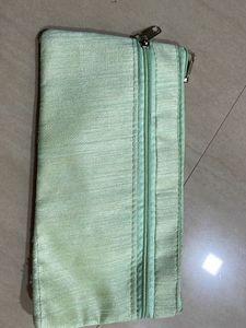 Embroidered Floral Pouch