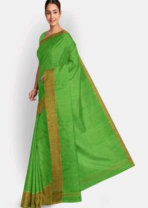 Elegant Green Saree