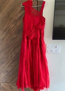 Red Party Wear Gown