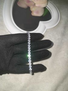 CZ Matrix Round Cut Tennis Bracelet (Anti Tarnish)