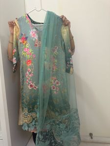 Maroon Embroidered Salwar Kameez