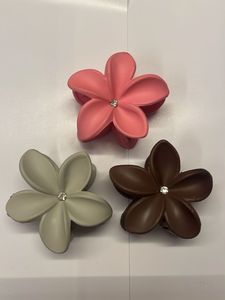 Flower Hair Clips - Set of 3