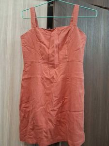 Casual Orange Dress