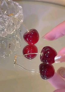 Cherry 🍒 Earrings Golden/ Silver