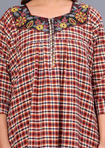 Winter cotswool Checkered Nighty