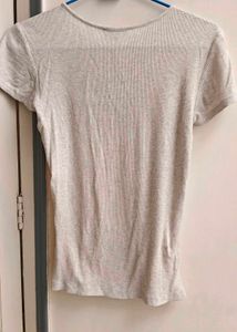 Kookai Ribbed Top - Size S