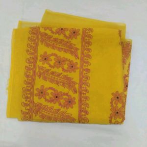 Lakhnavi Chikenkari Saree