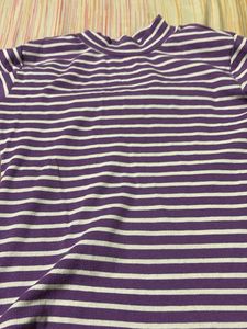 Striped Purple Tee