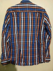 Denim &amp; Flower Plaid Button Down