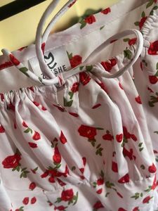 Floral Print Puff Sleeve Dress