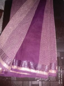 Elegant Purple Saree