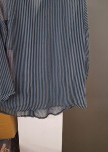 Oversized Transparent Shirt