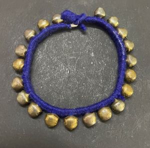 Blue Jingle Bell Ankle Bracelet
