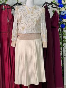 Elegant Embellished midi Dress (one piece)