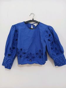 H&amp;M EMBROIDERED BLOUSE/TOPS (NEW WITH TAGS)