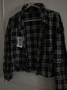 Cropped Button Up Shirt
