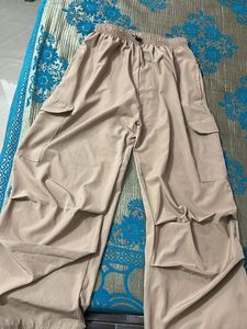 Beige Cargo Pants
