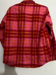 United Colours of Benetton Plaid Flannel Shirt