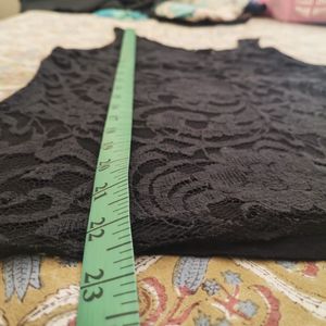 Black Lace Tank Top