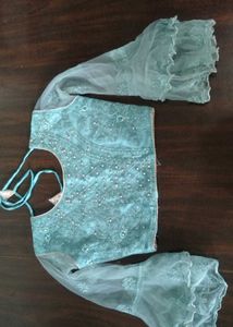 Light Blue Indian Lengha Set
